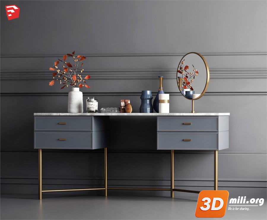 Dressing Table Skp Files 